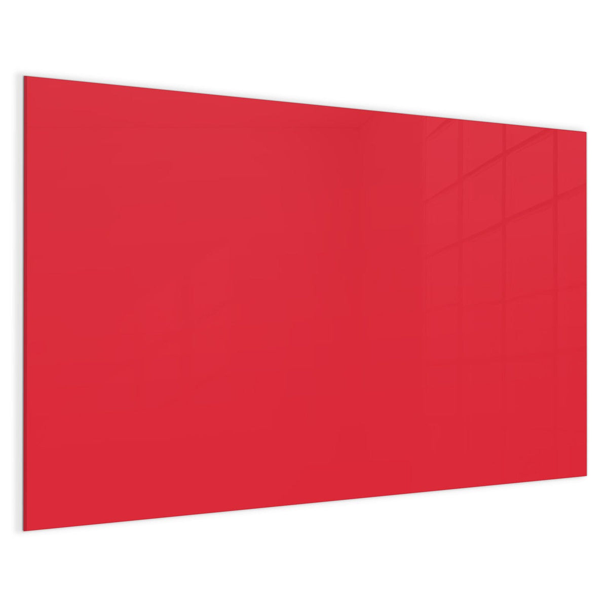 4 mm Glas statt lackiertem Blech – Magnettafel - Pinkroter Hintergrund
