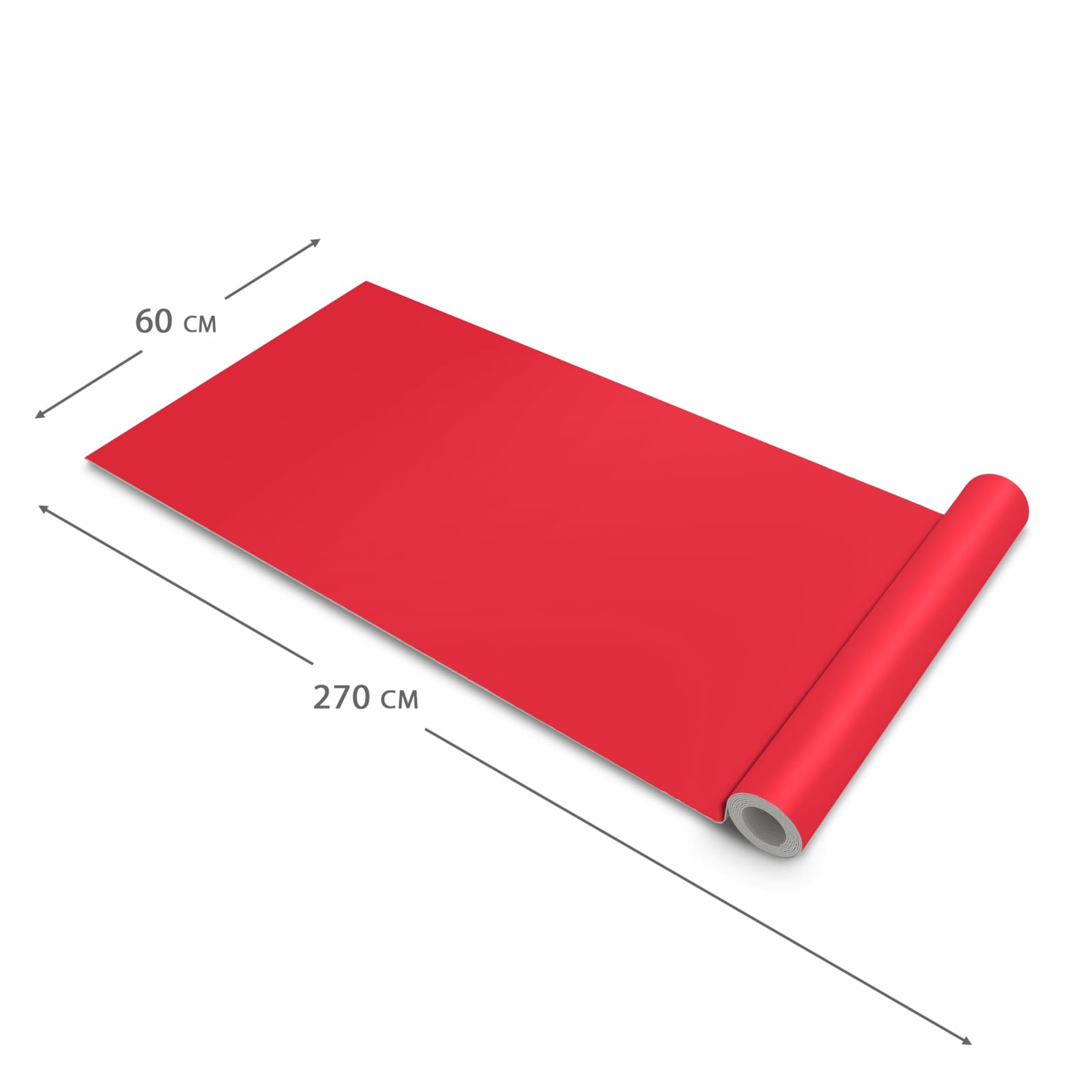 Pflegeleichter rutschfester Küchenteppich mit Motiv Pink-Roter Hintergrund in der Grösse 60x120 cm