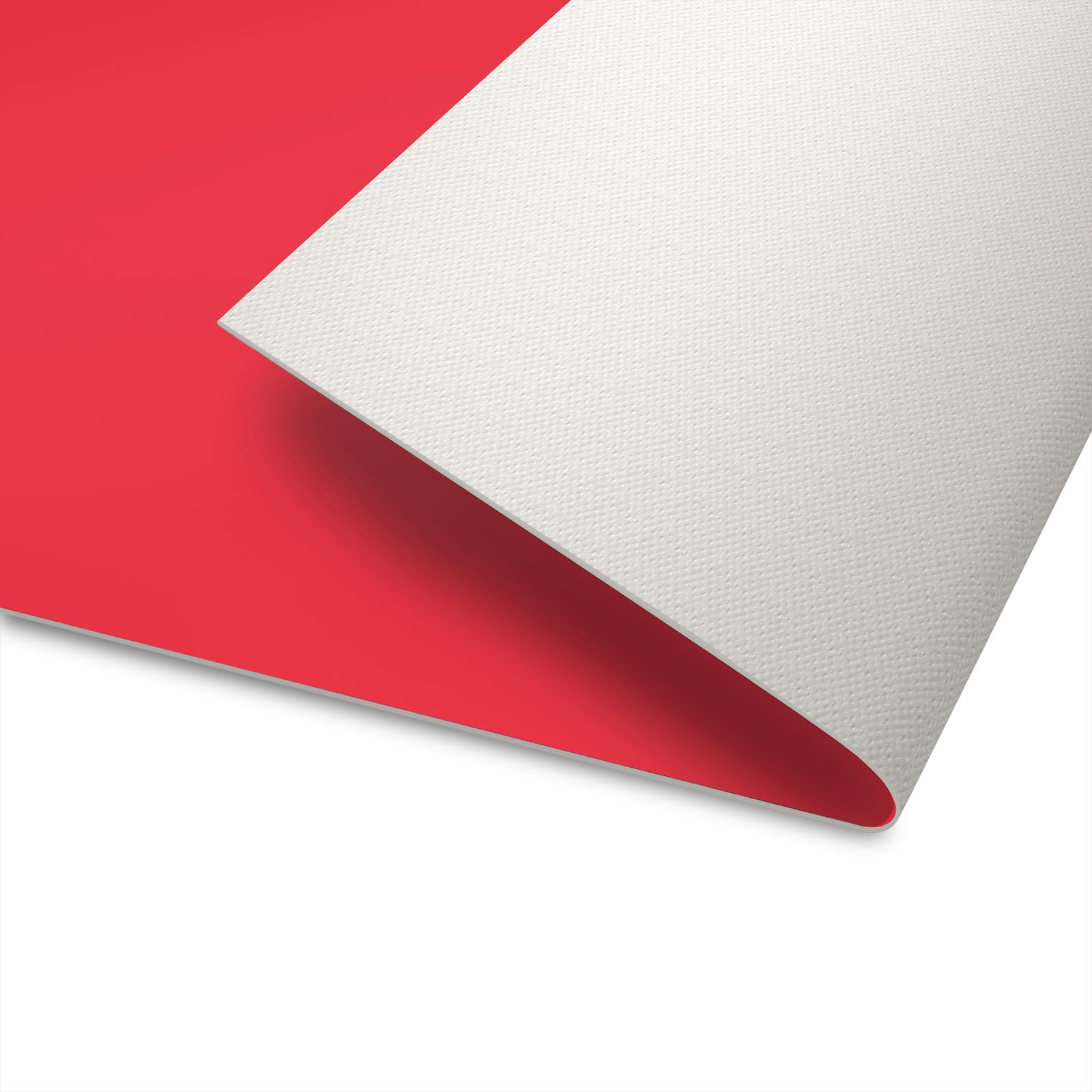 Wasserabweisender Teppich für Esstisch mit Motiv Pink-Roter Hintergrund in Unterseite