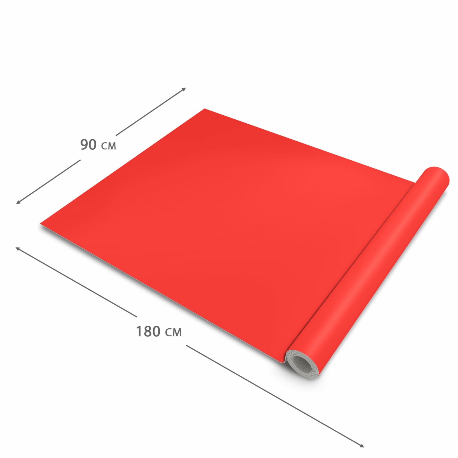 UV-beständiger rutschfester Küchenläufer mit Motiv Roter Hintergrund I in der Grösse 90x240 cm