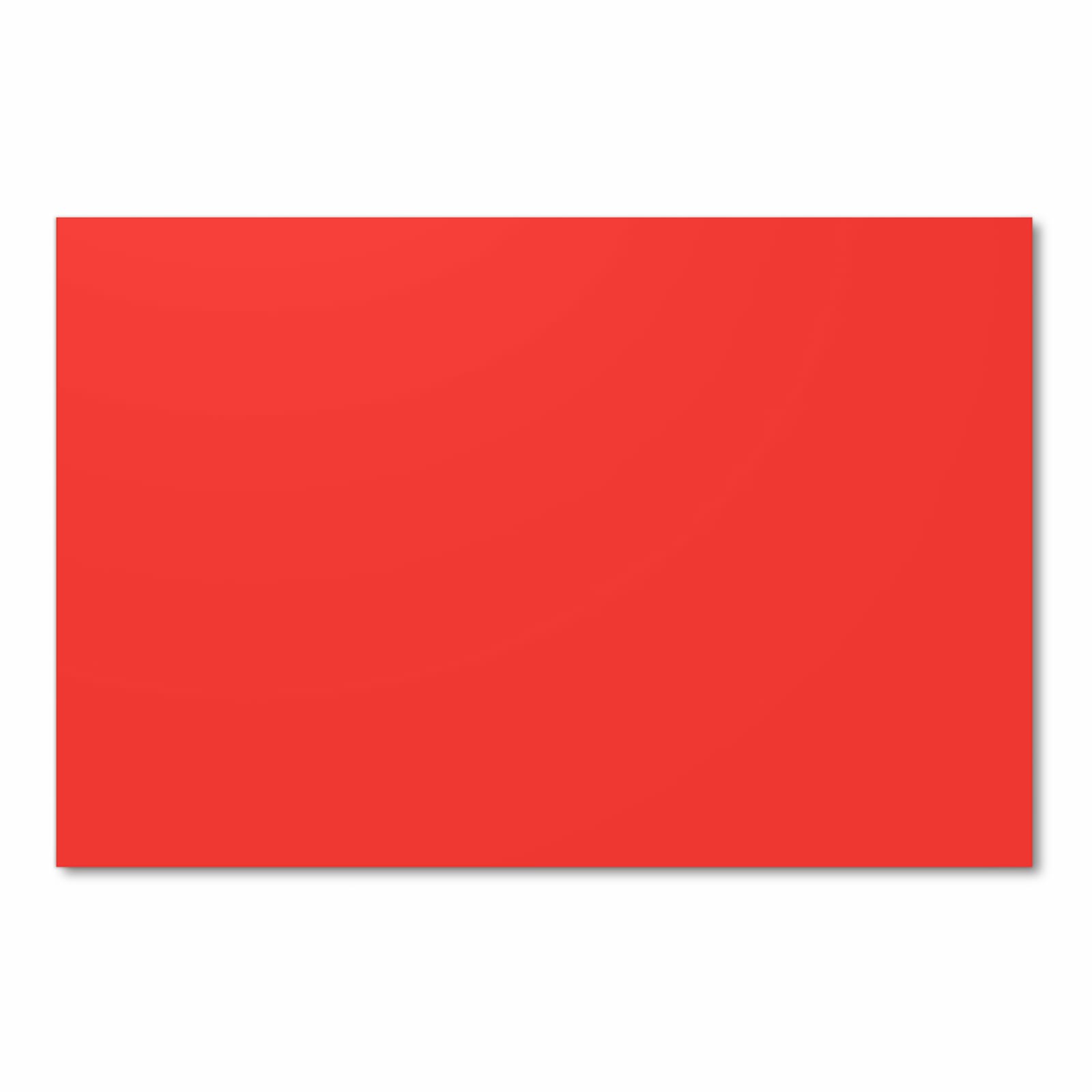 Formstabiler Küchenteppich mit Motiv Roter Hintergrund I in Frontansicht