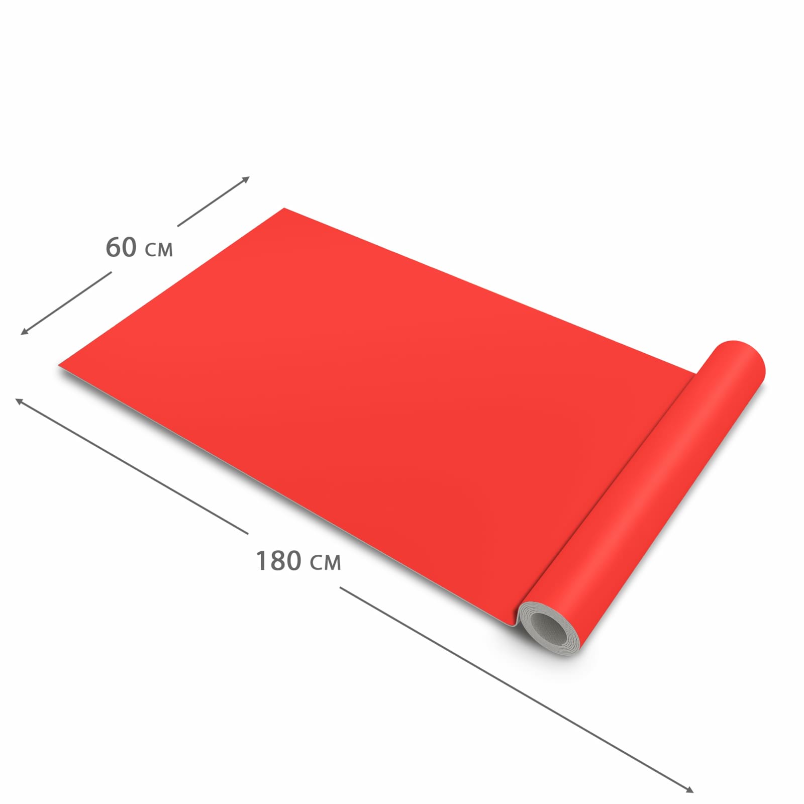 Bodenschonender Küchenteppich mit Motiv Roter Hintergrund I in der Grösse 90x240 cm, waschbar