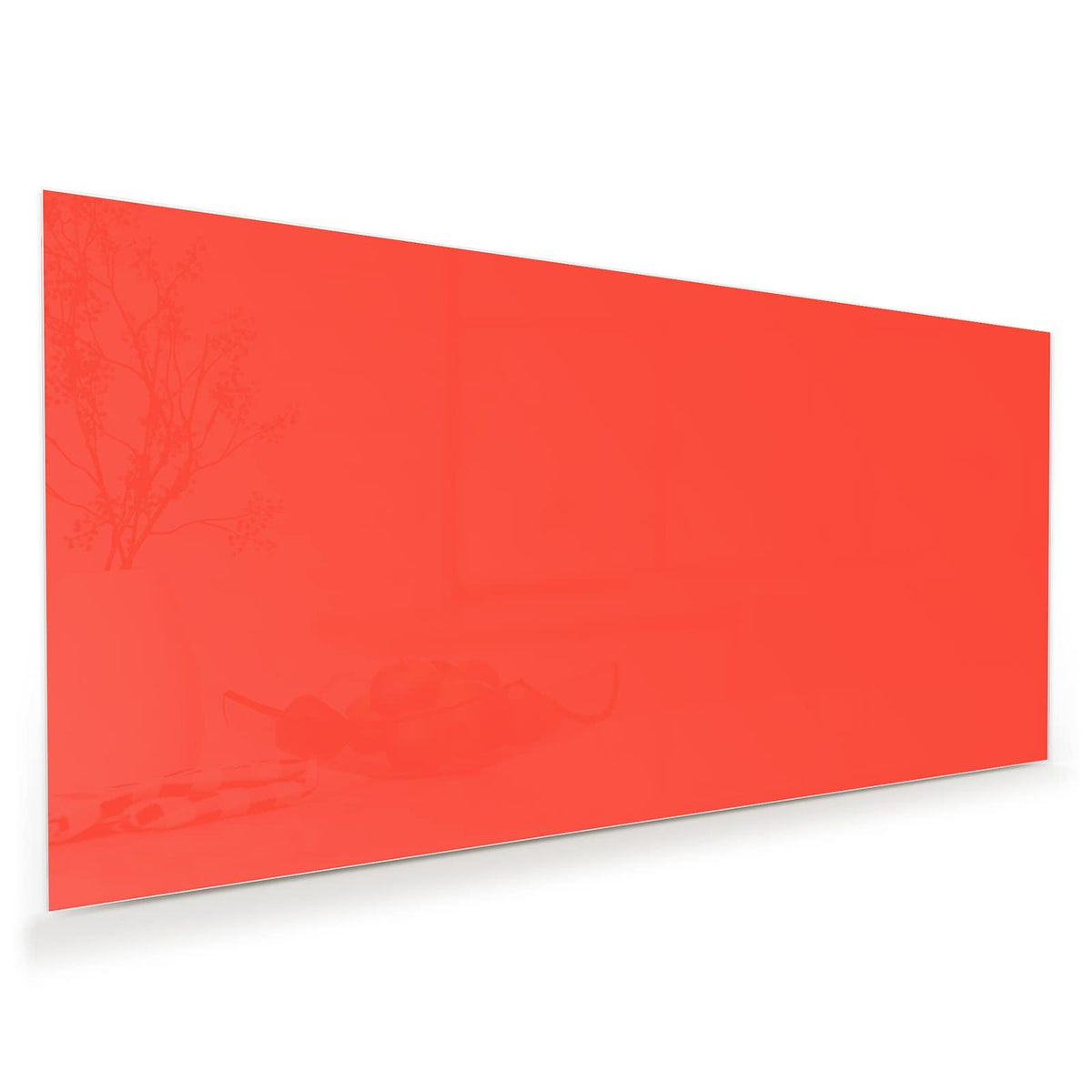 Vollfläche in hellem, orangestichigem Rot