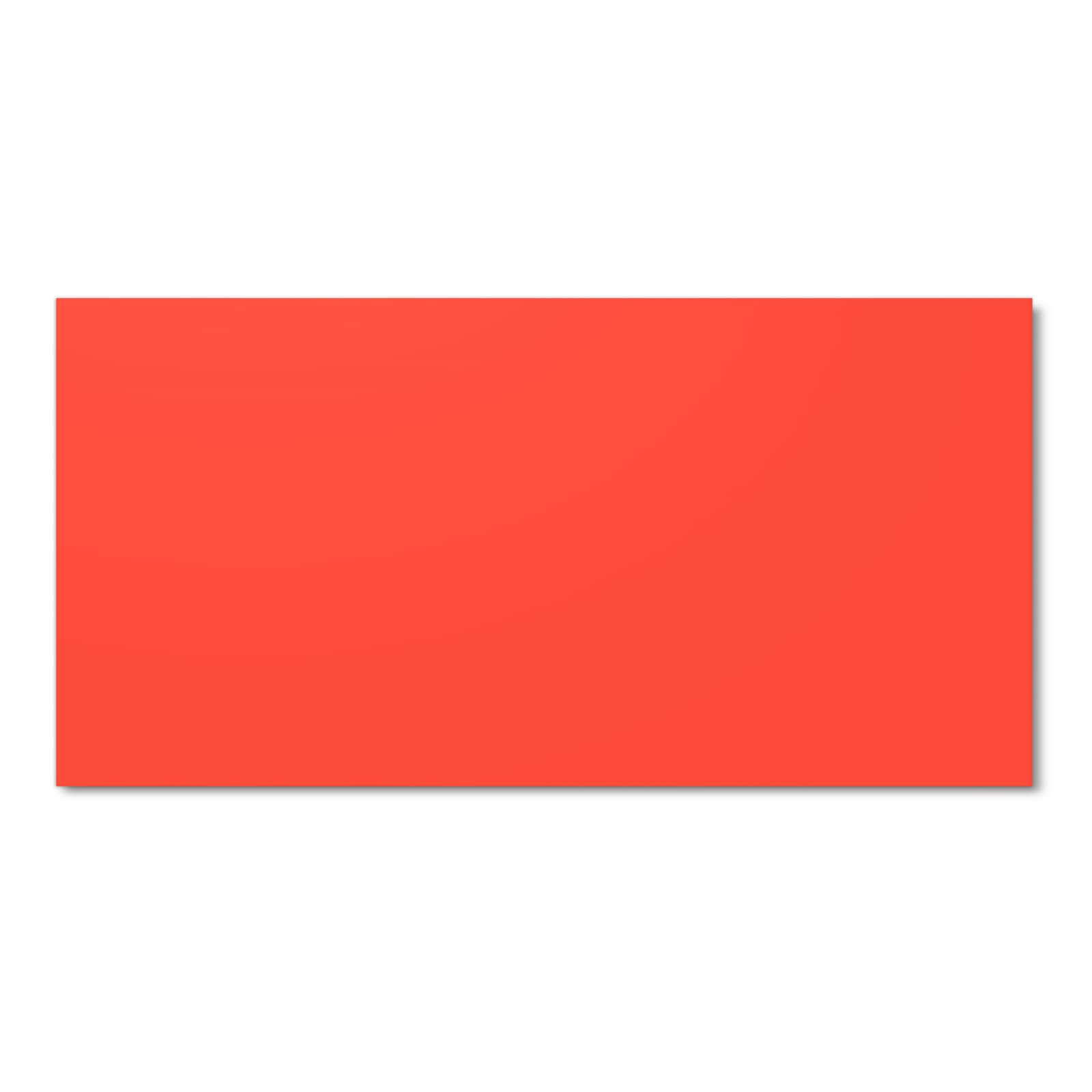 Langlebiger rutschfester Küchenteppich mit Motiv Roter Hintergrund II in Frontansicht