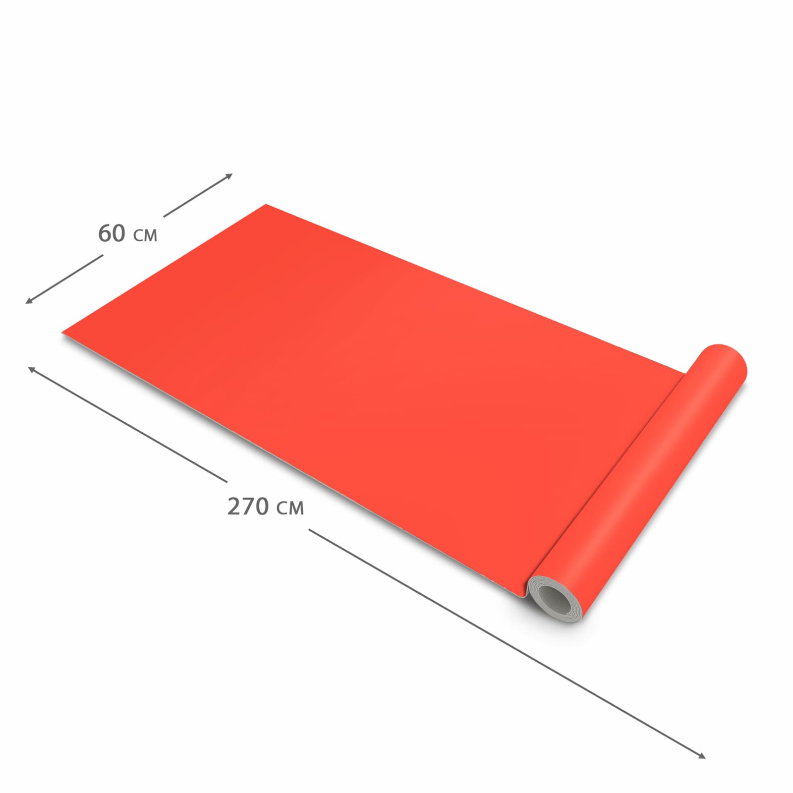 Pflegeleichter waschbarer Küchenteppich mit Motiv Roter Hintergrund II in der Grösse 90x240 cm