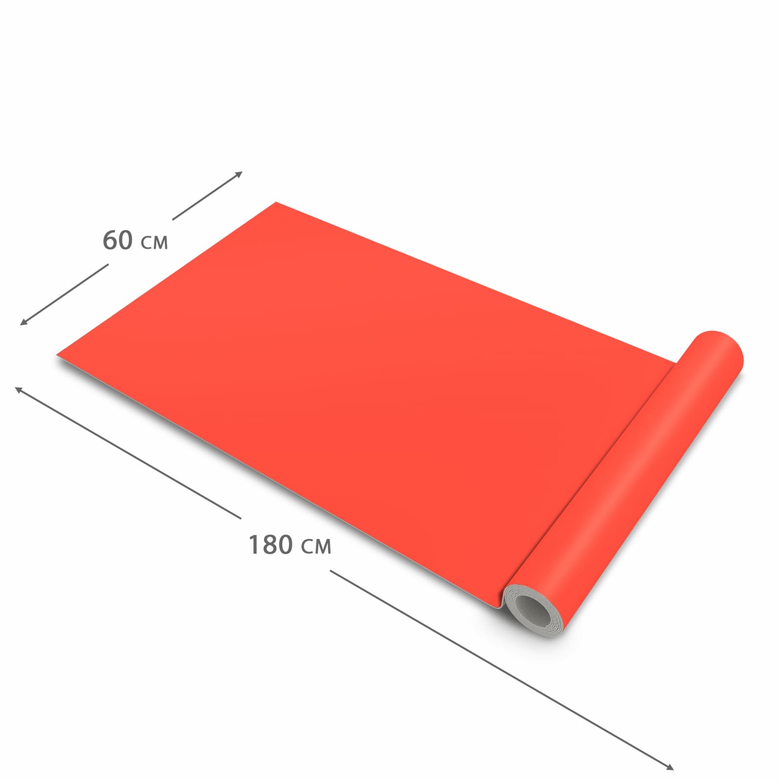 Langlebiger dünner Küchenteppich mit Motiv Roter Hintergrund II in der Grösse 90x240 cm