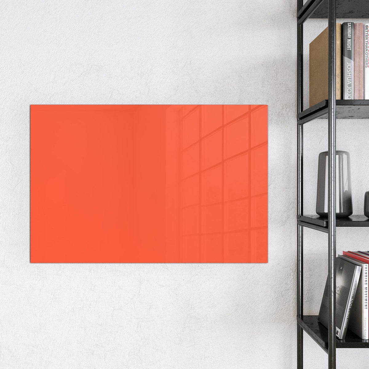 9 Größen – von 30 × 30 bis 120 × 90 cm – Magnettafel - Rotoranger Hintergrund