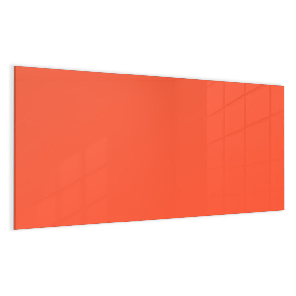 Einfarbige Fläche in leuchtendem Rotorange