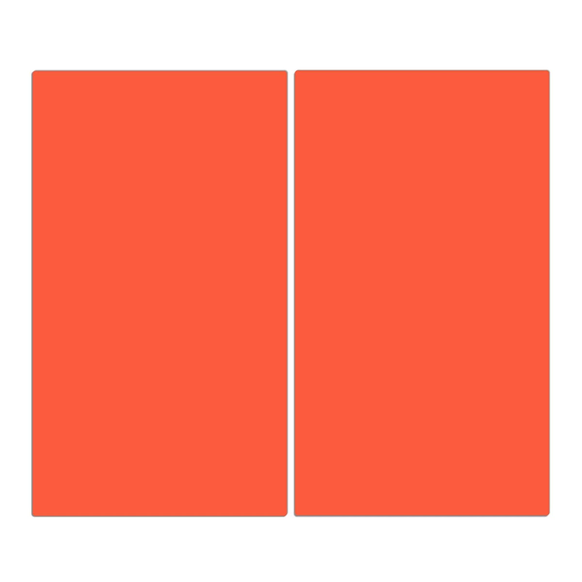 Einfarbige Fläche in leuchtendem Rotorange