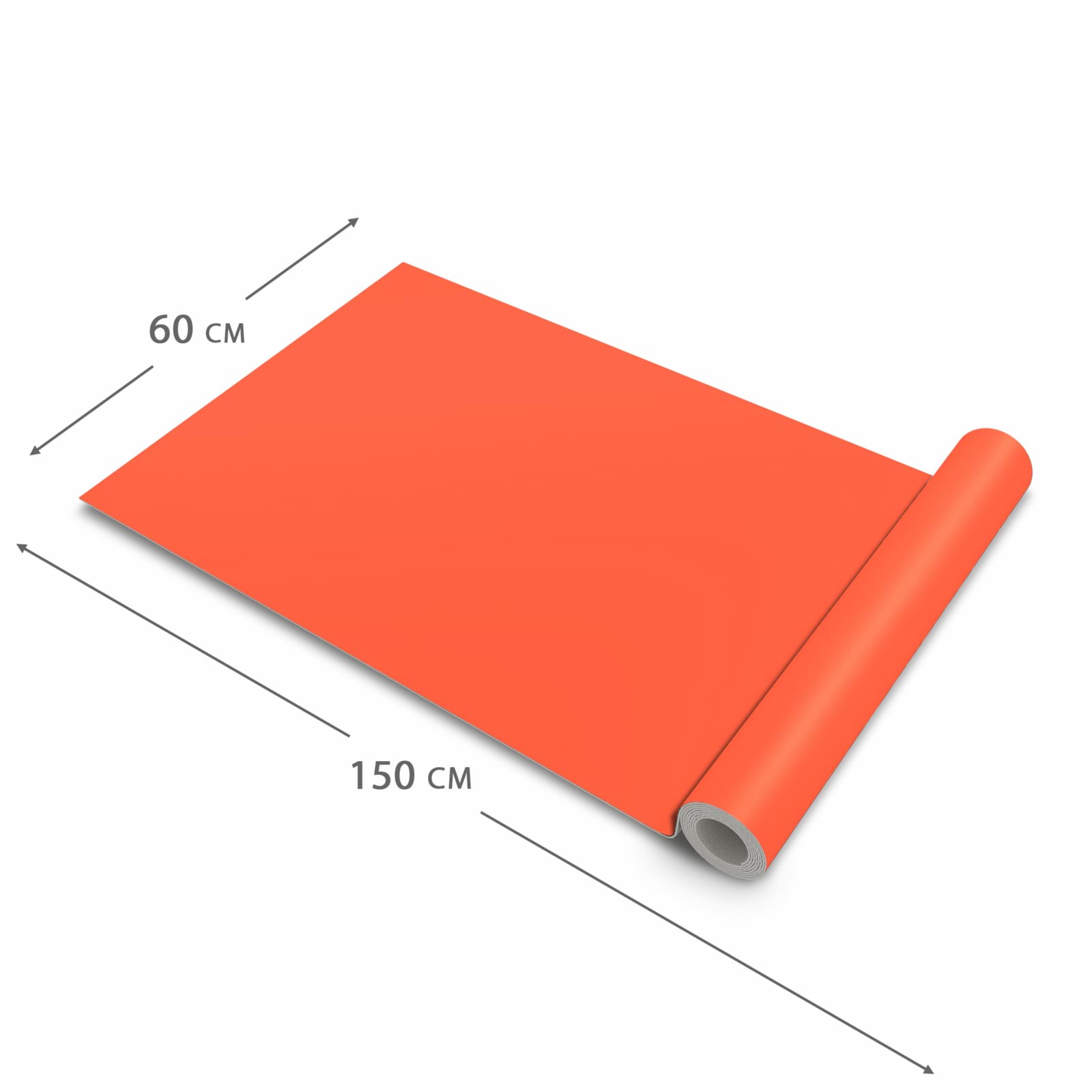 Küchenläufer mit Motiv Rot-Oranger Hintergrund in der Grösse 90x180 cm für Ordnung