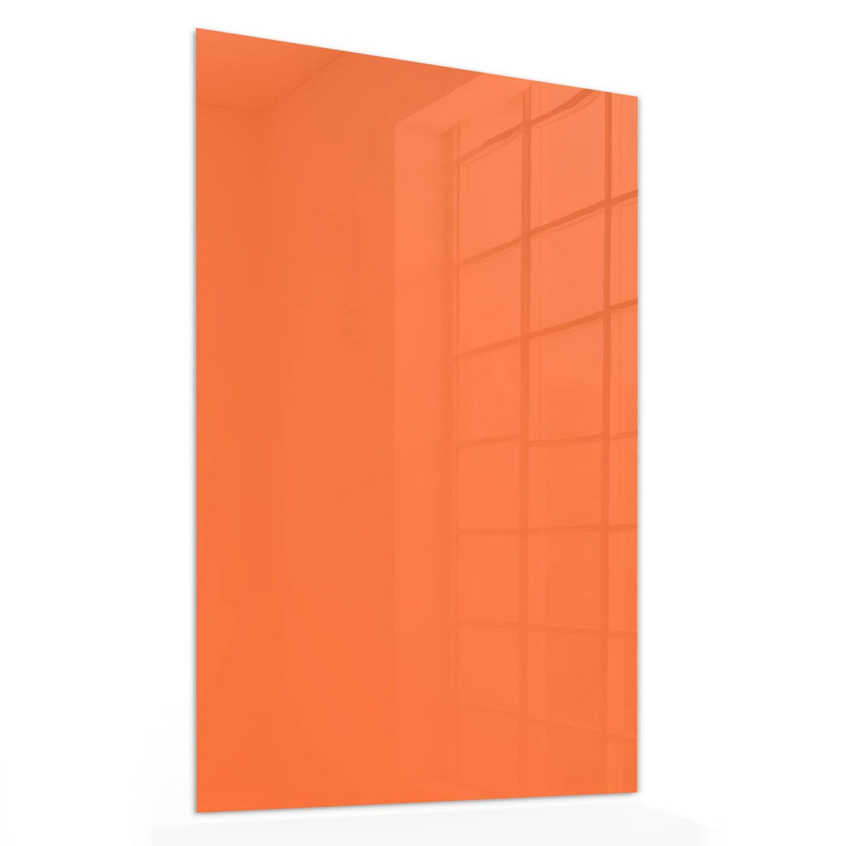 11 Größen – von 30 × 60 bis 60 × 150 cm – Wandbild - Mandarinorange - Hochformat