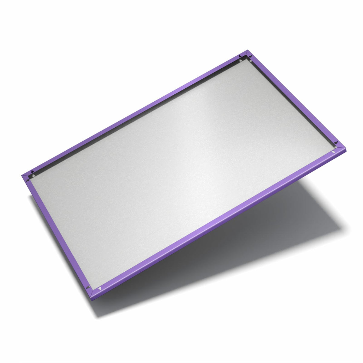 Nur 7 mm – liegt eng an der Wand – Metall Magnettafel - Amethyst