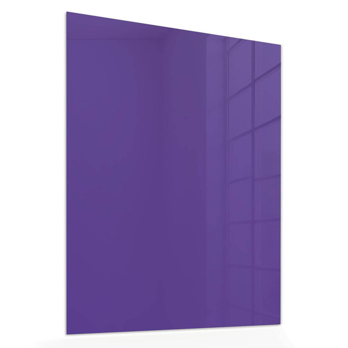 Echtglas, 4 mm – kein Acryl, keine Folie – Wandbild - Amethyst - Hochformat