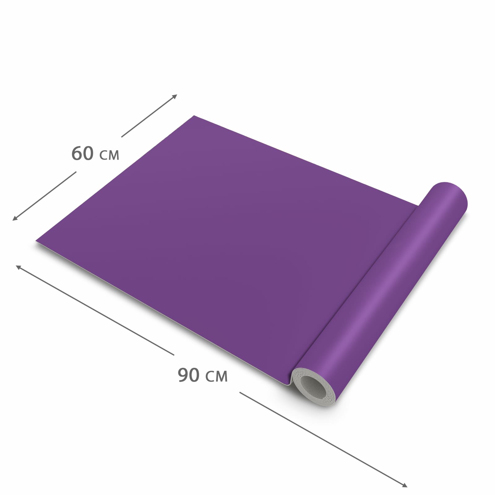 Komfortabler Küchenteppich mit Motiv Lila Hintergrund II in der Grösse 80x300 cm