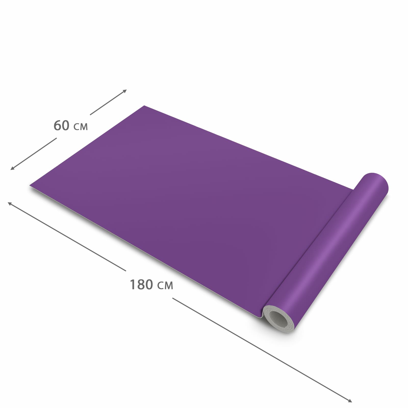 Zeitsparender Küchenläufer mit Motiv Lila Hintergrund II in der Grösse 80x300 cm