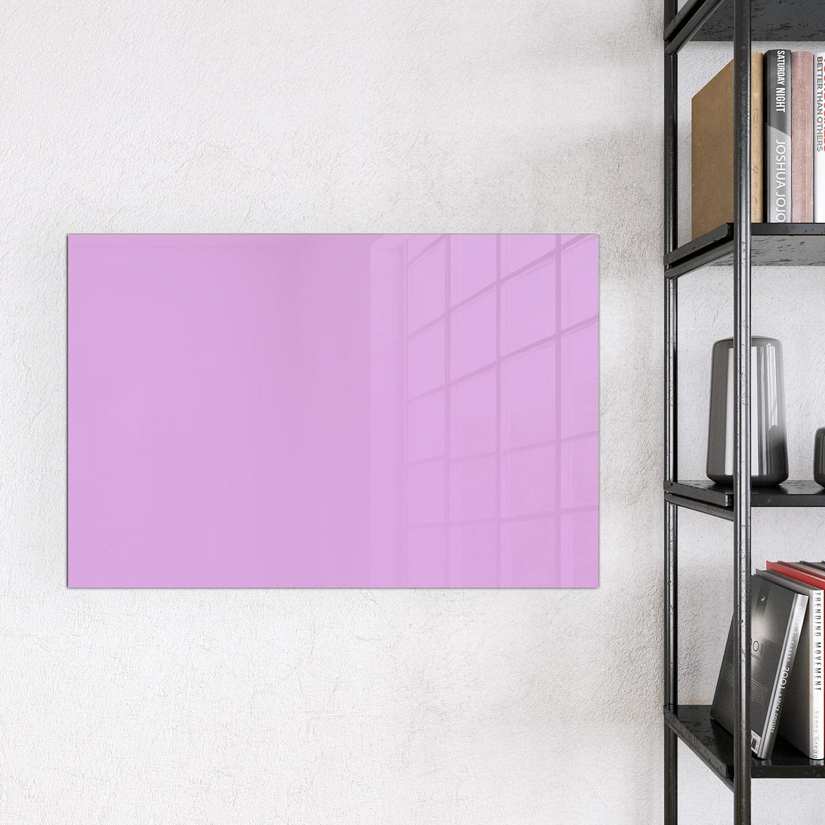 9 Größen – von 30 × 30 bis 120 × 90 cm – Magnettafel - Fliederlila