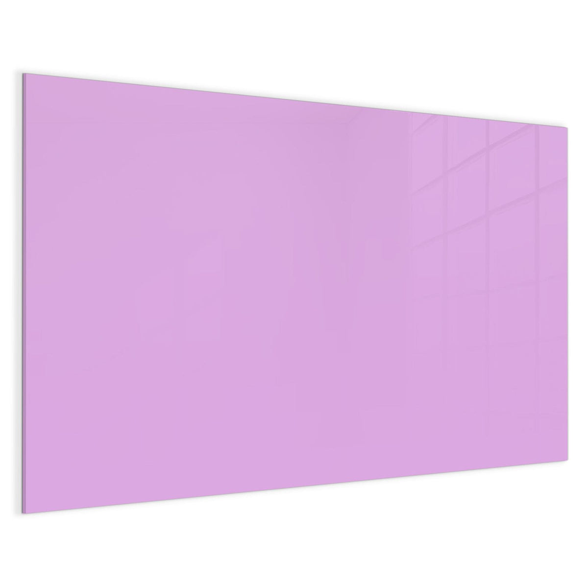 4 mm Glas statt lackiertem Blech – Magnettafel - Fliederlila