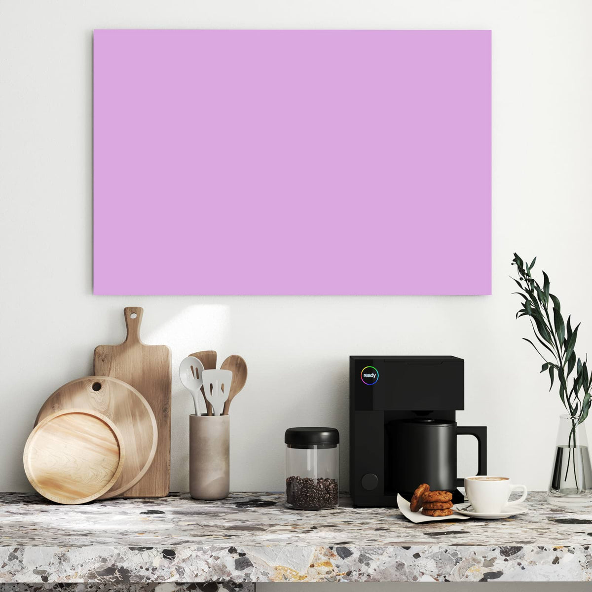 Vollfläche in hellem Rosa-Lila