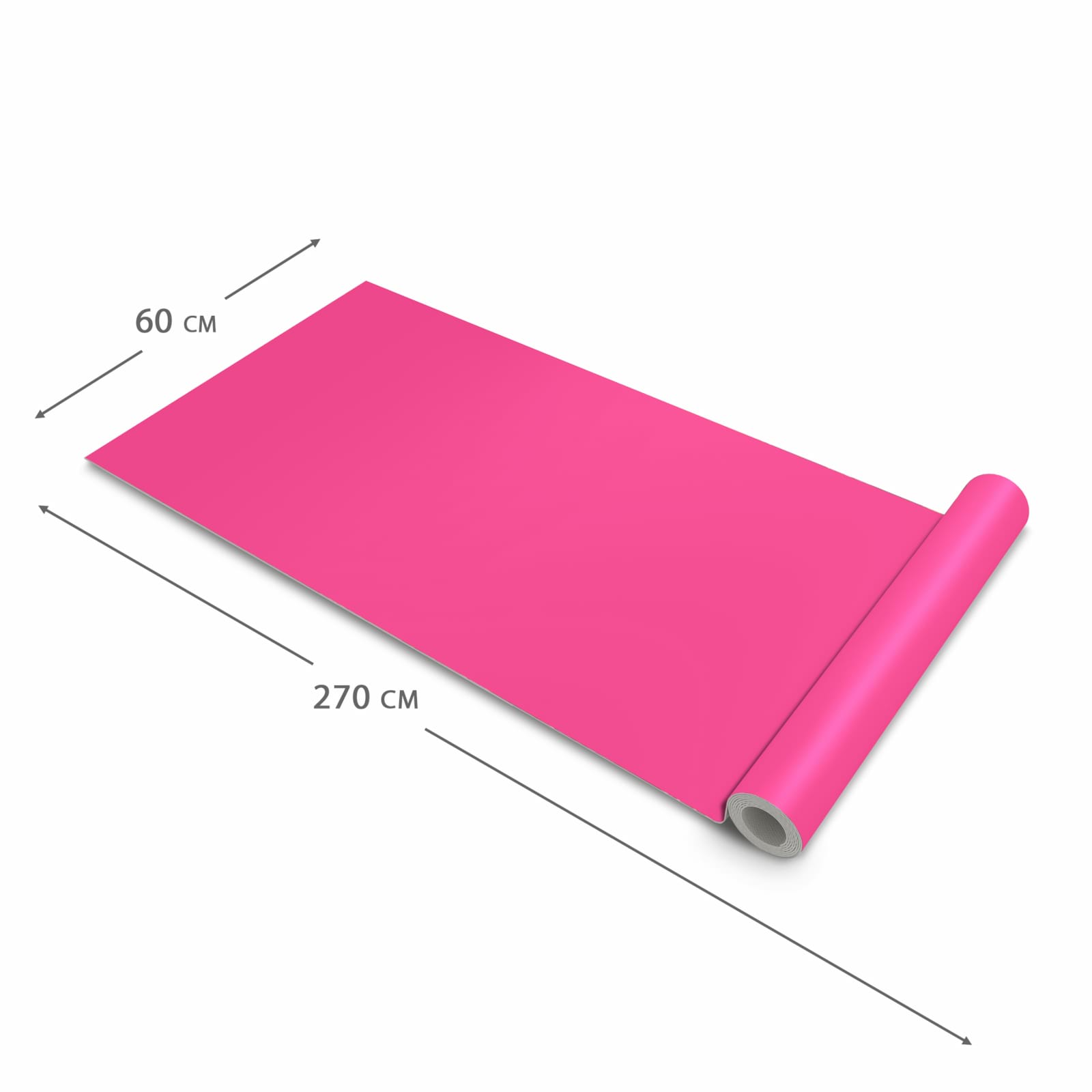 Langlebiger Bodenläufer mit Motiv Pinker Hintergrund in der Grösse 80x250 cm