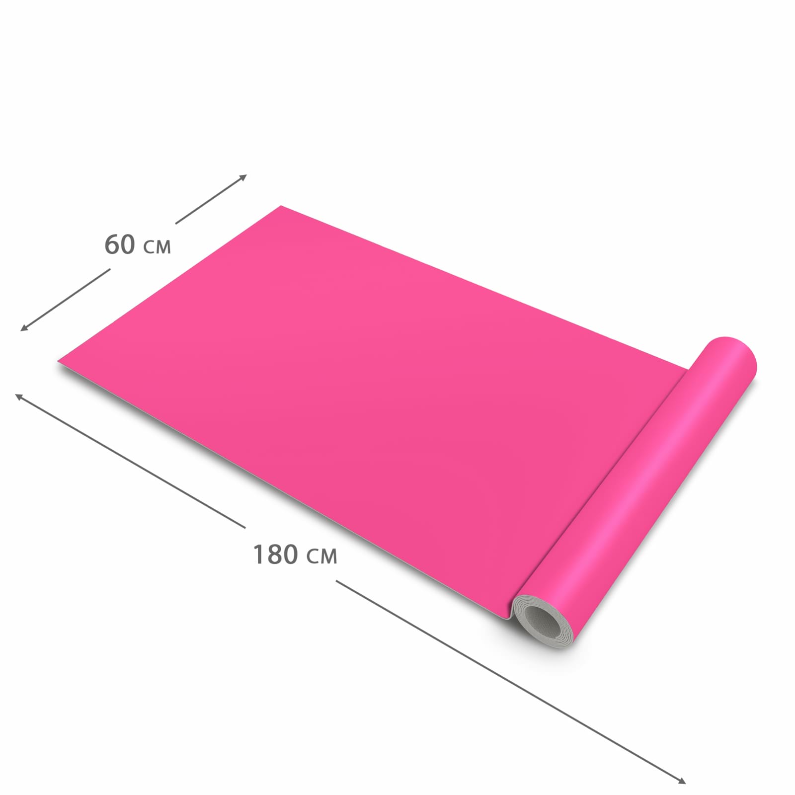 Strapazierfähiger waschbarer Teppich Esstisch mit Motiv Pinker Hintergrund in der Größe 80x250 cm