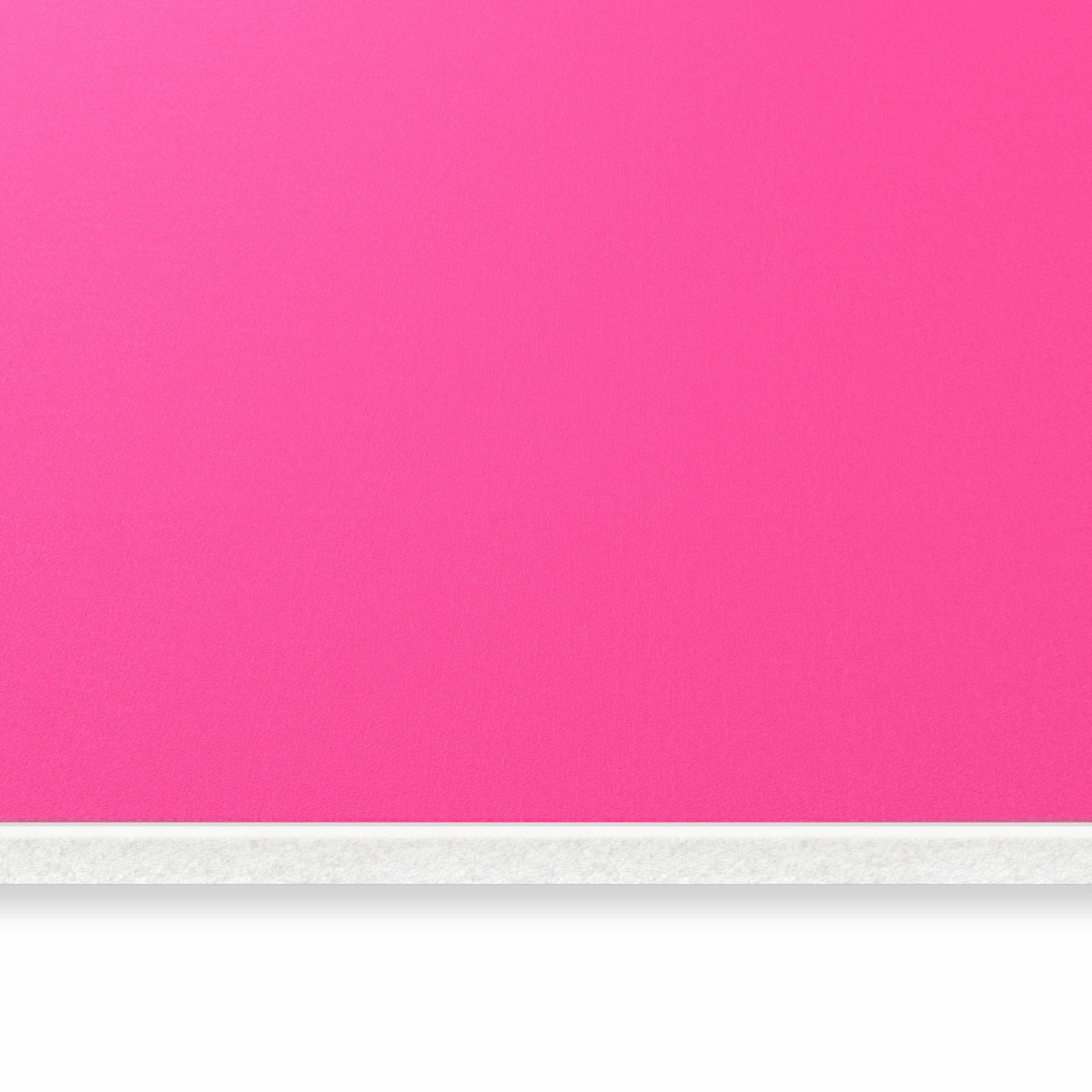 Rutschhemmender Bodenläufer mit Motiv Pinker Hintergrund in seitlicher Ansicht