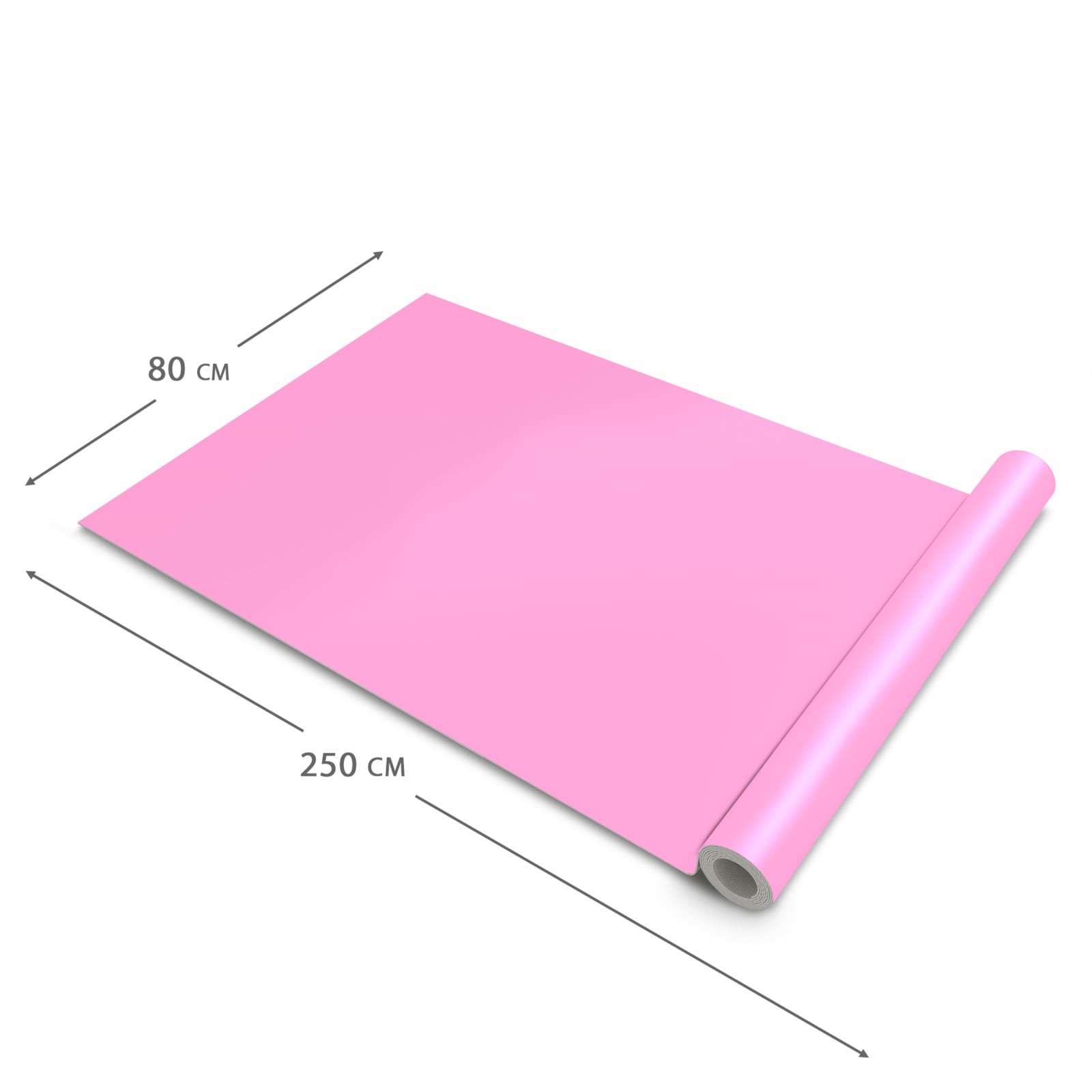 Flacher Küchenläufer mit Motiv Rosa Hintergrund in der Grösse 80x250 cm für lange Flure