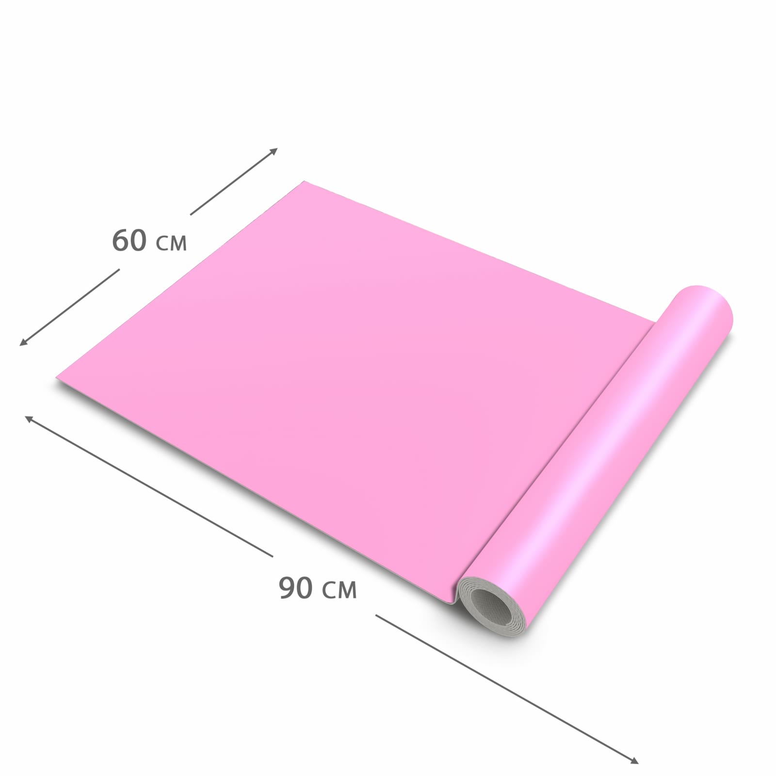 Geruchsneutraler waschbarer Küchenläufer mit Motiv Rosa Hintergrund in der Grösse 80x250 cm