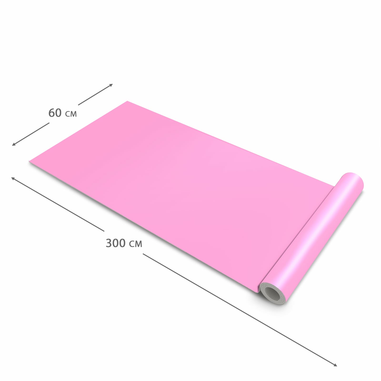 Schmutzabweisender Teppichläufer für die Küche mit Motiv Rosa Hintergrund in der Grösse 80x250 cm