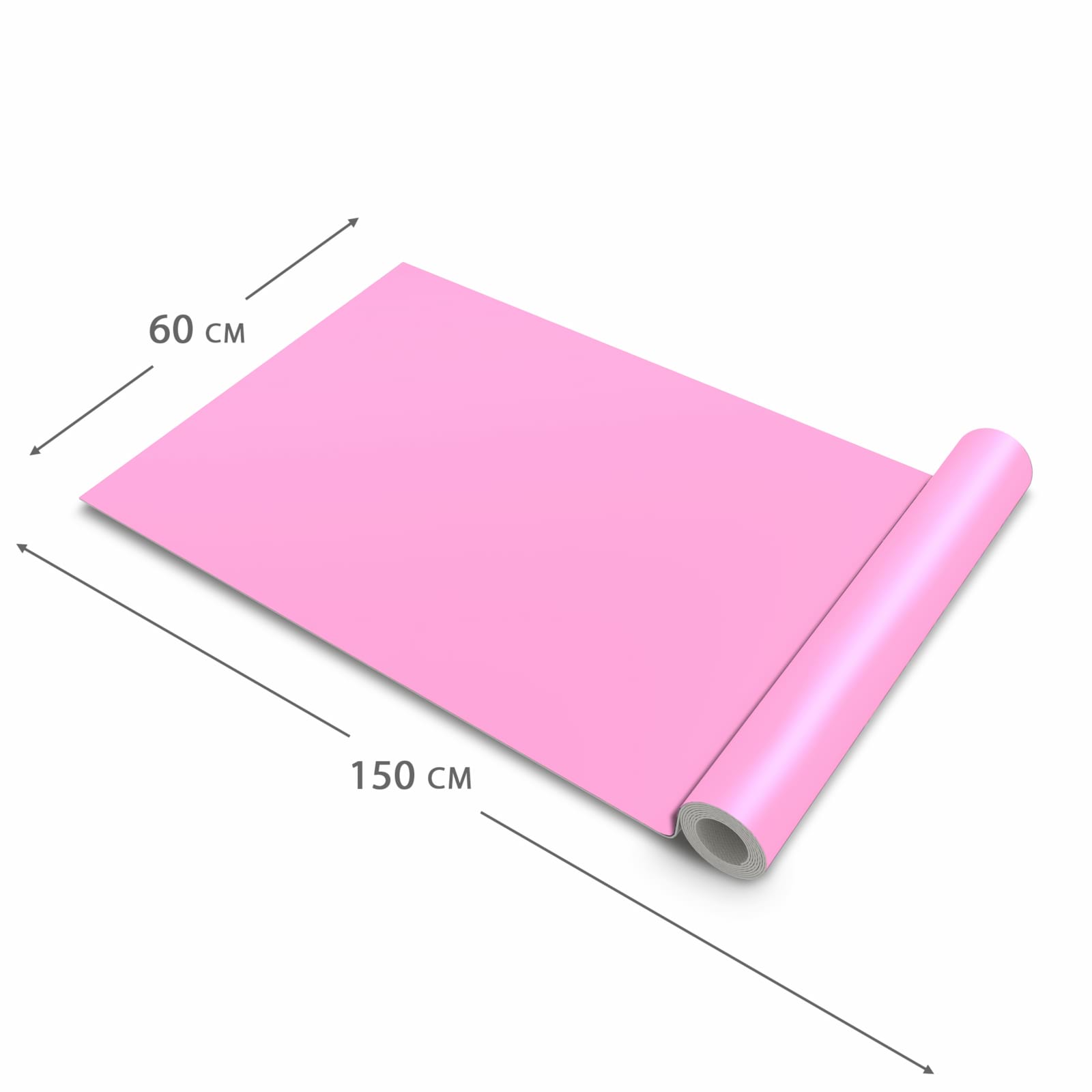 UV-beständiger Küchenvorleger mit Motiv Rosa Hintergrund in der Größe 80x250 cm