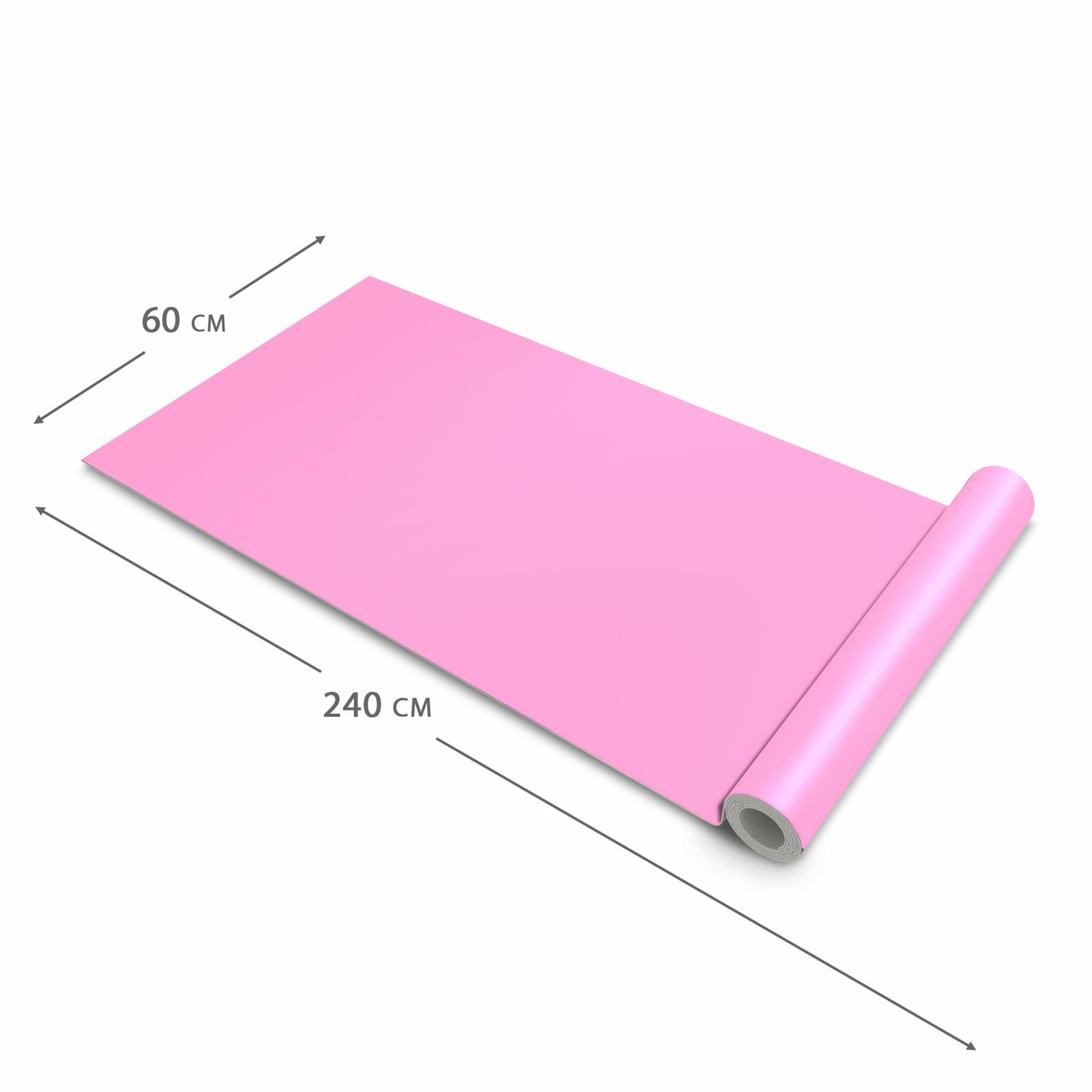 Wasserabweisender Küchenläufer mit Motiv Rosa Hintergrund in der Grösse 80x250 cm