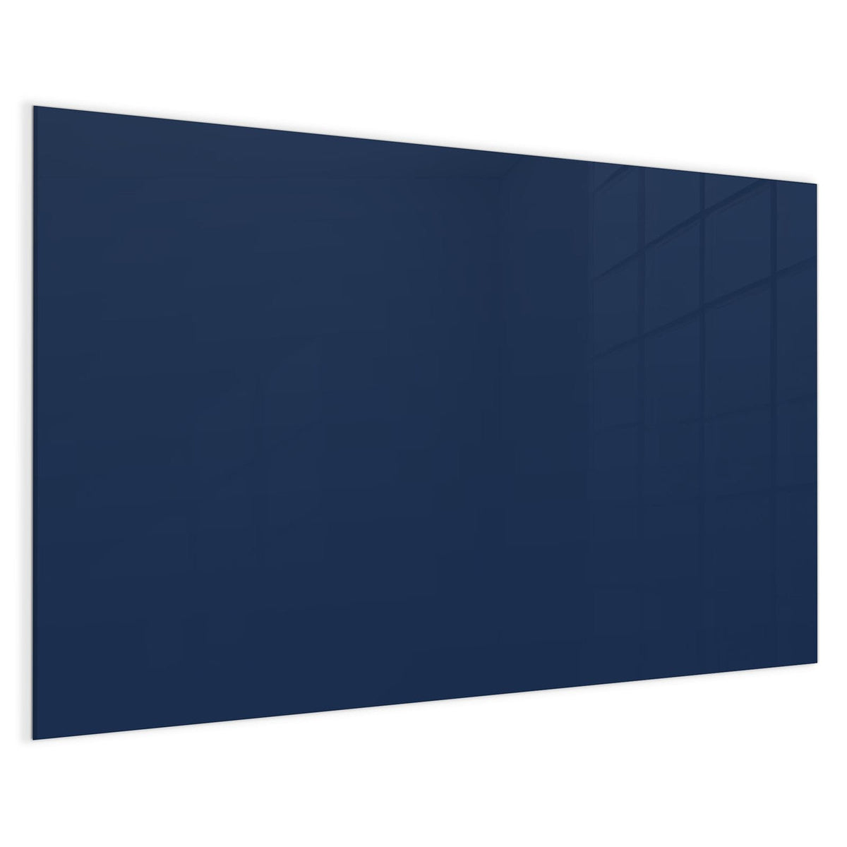 4 mm Glas statt lackiertem Blech – Magnettafel - Mitternachtsblau