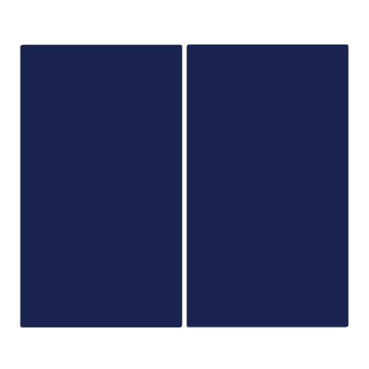 Sehr dunkles, blaustichiges Marineblau als randlose Vollfläche, kein Muster