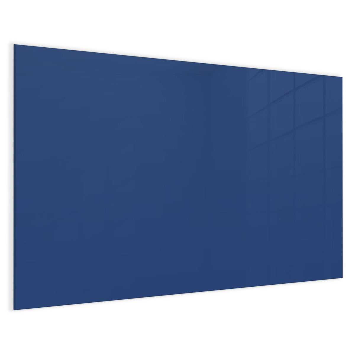 4 mm Glas statt lackiertem Blech – Magnettafel - Jeansblau