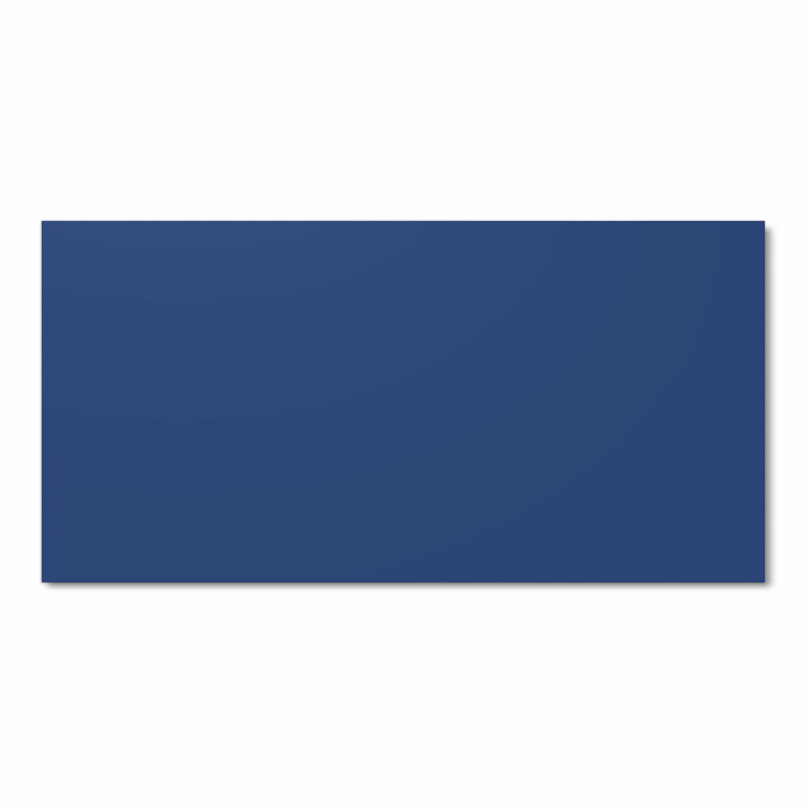 Geruchsneutraler waschbarer Teppich für die Küche mit Motiv Marineblauer Hintergrund III in Frontansicht