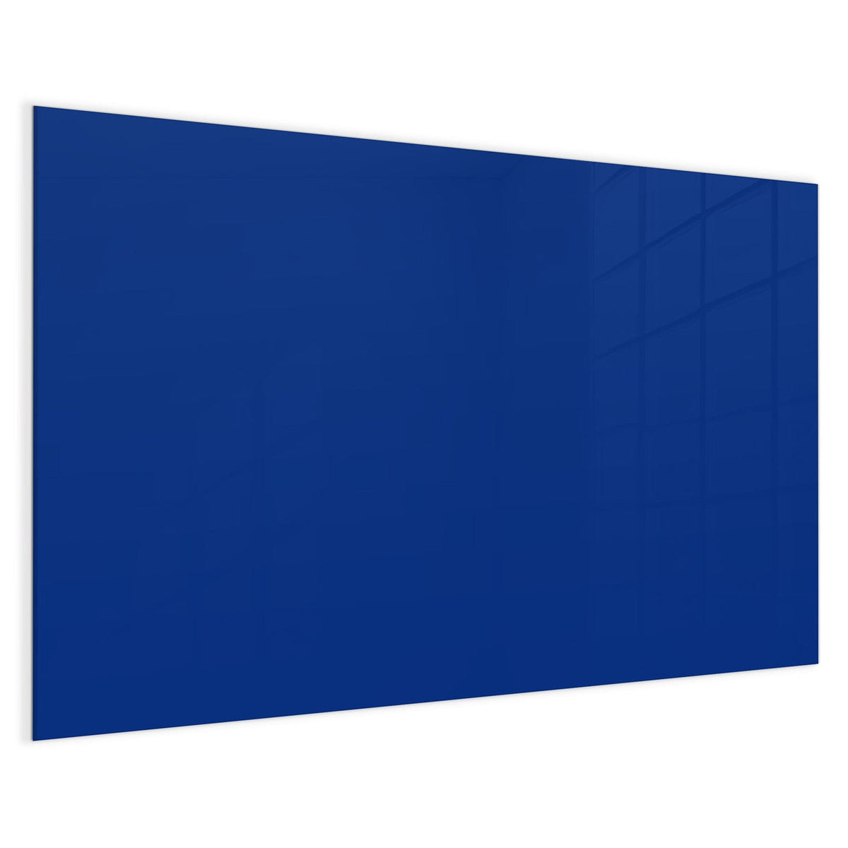 4 mm Glas statt lackiertem Blech – Magnettafel - Tintenblau