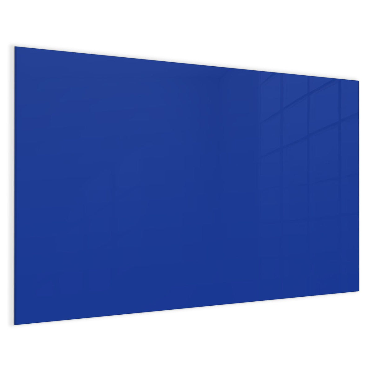 4 mm Glas statt lackiertem Blech – Magnettafel - Königsblauer Hintergrund II