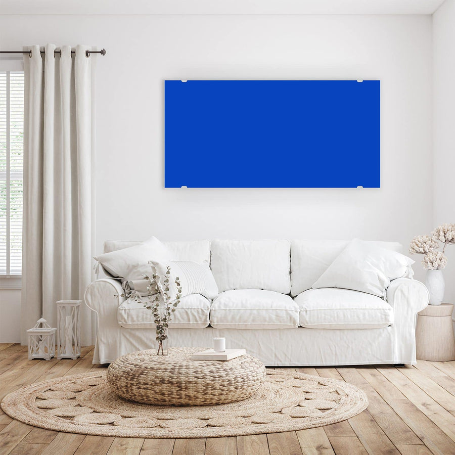 Maße Wandbild - Kornblumenblau - Querformat