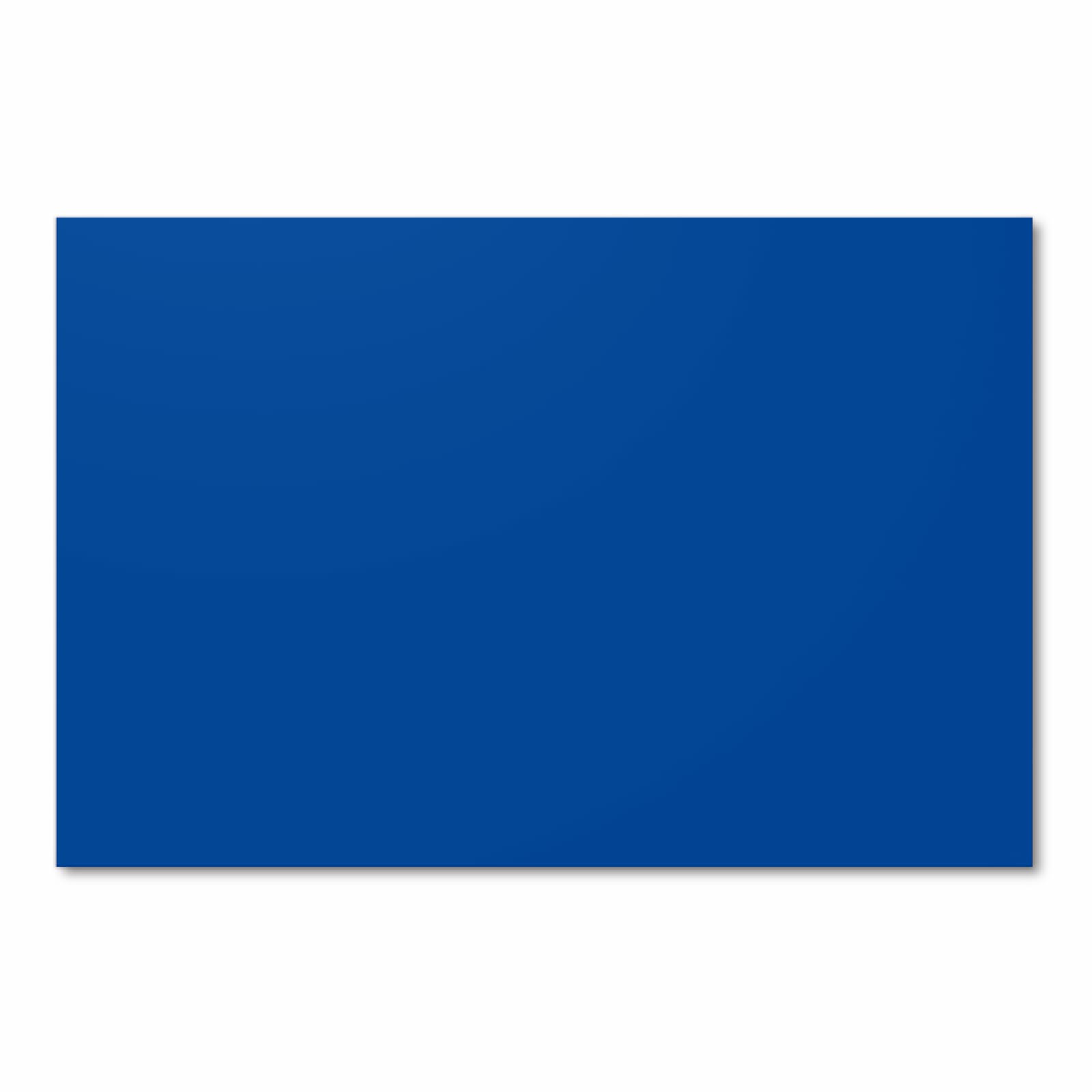 Formstabiler Bodenläufer Teppich mit Motiv Dunkelblauer Hintergrund I in Frontansicht