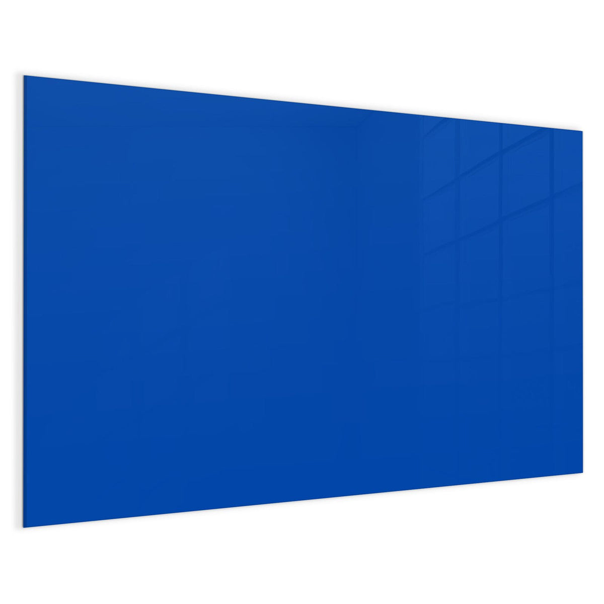 4 mm Glas statt lackiertem Blech – Magnettafel - Ultramarinblau