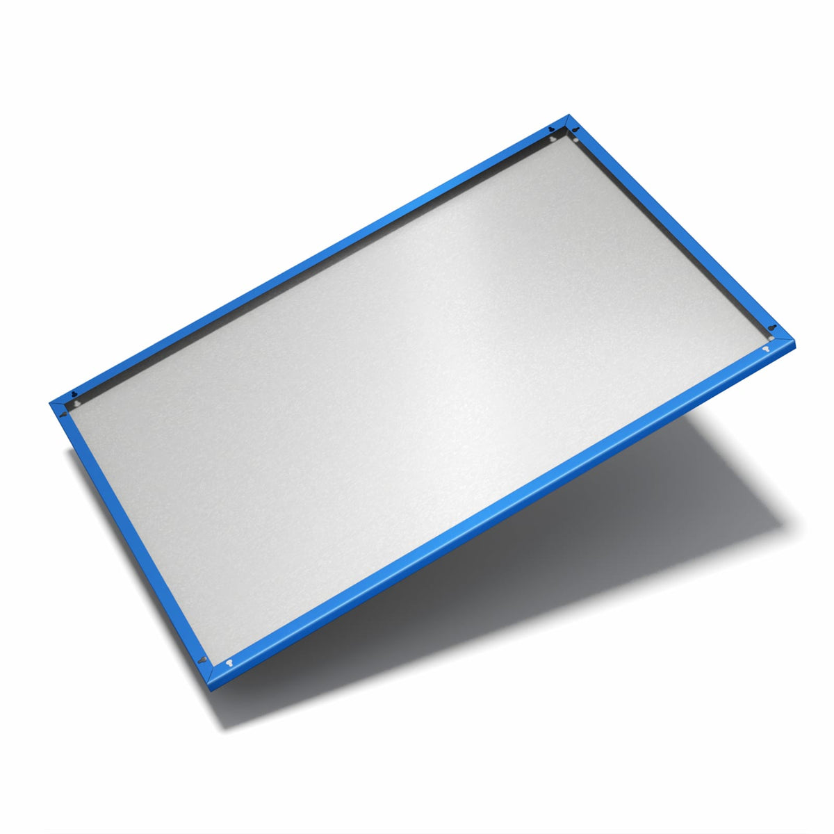 Nur 7 mm – liegt eng an der Wand – Metall Magnettafel - Ultramarinblau