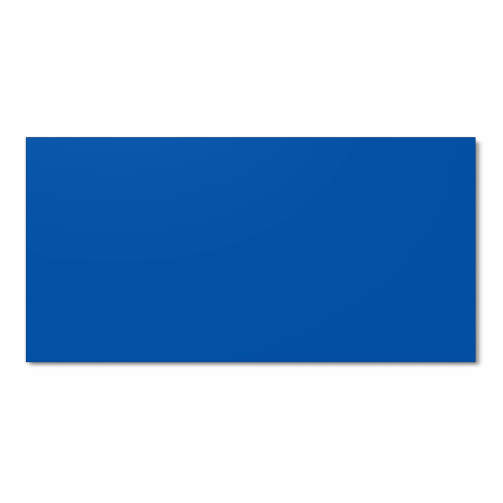 Formstabiler Küchenteppich mit Motiv Dunkelblauer Hintergrund III in Frontansicht