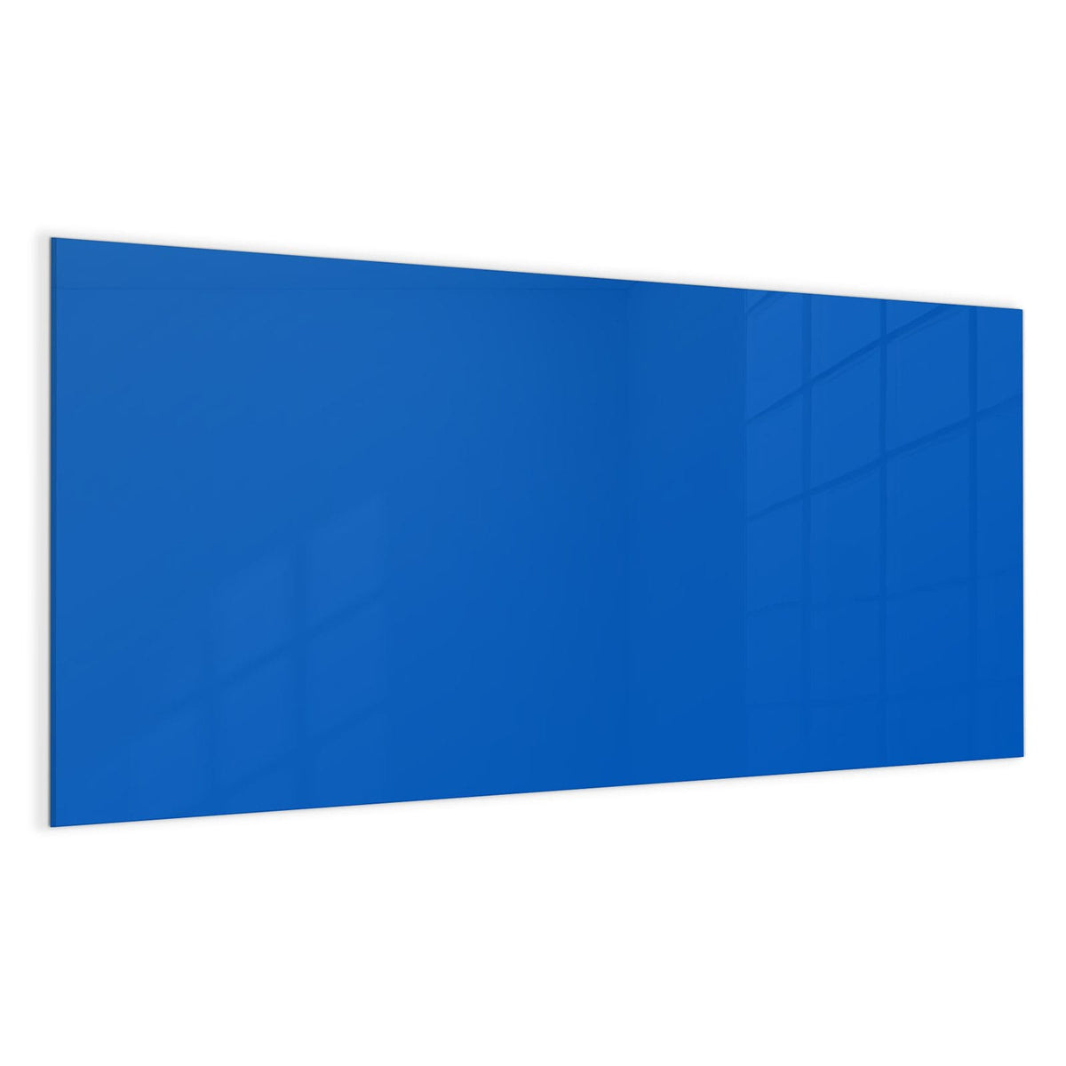 Vollflächiges kräftiges Mittelblau