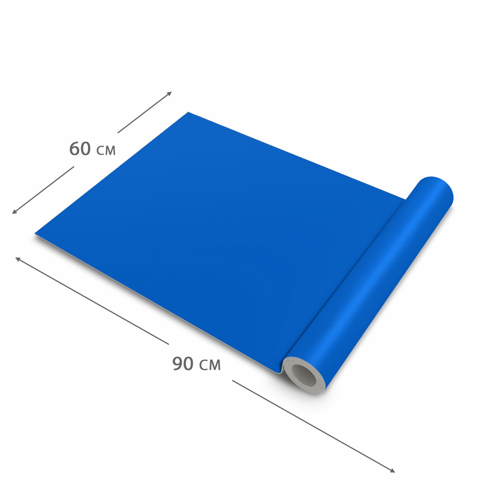 Waschbarer Küchenläufer nach Maß mit Motiv Blauer Hintergrund I in der Größe 60x270 cm