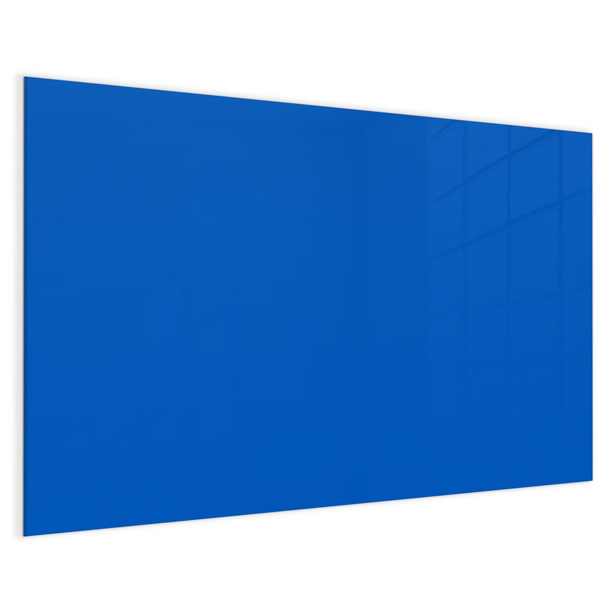 4 mm Glas statt lackiertem Blech – Magnettafel - Kobaltblau