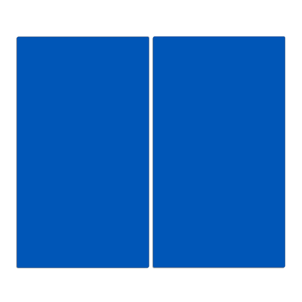 Vollflächiges kräftiges Mittelblau