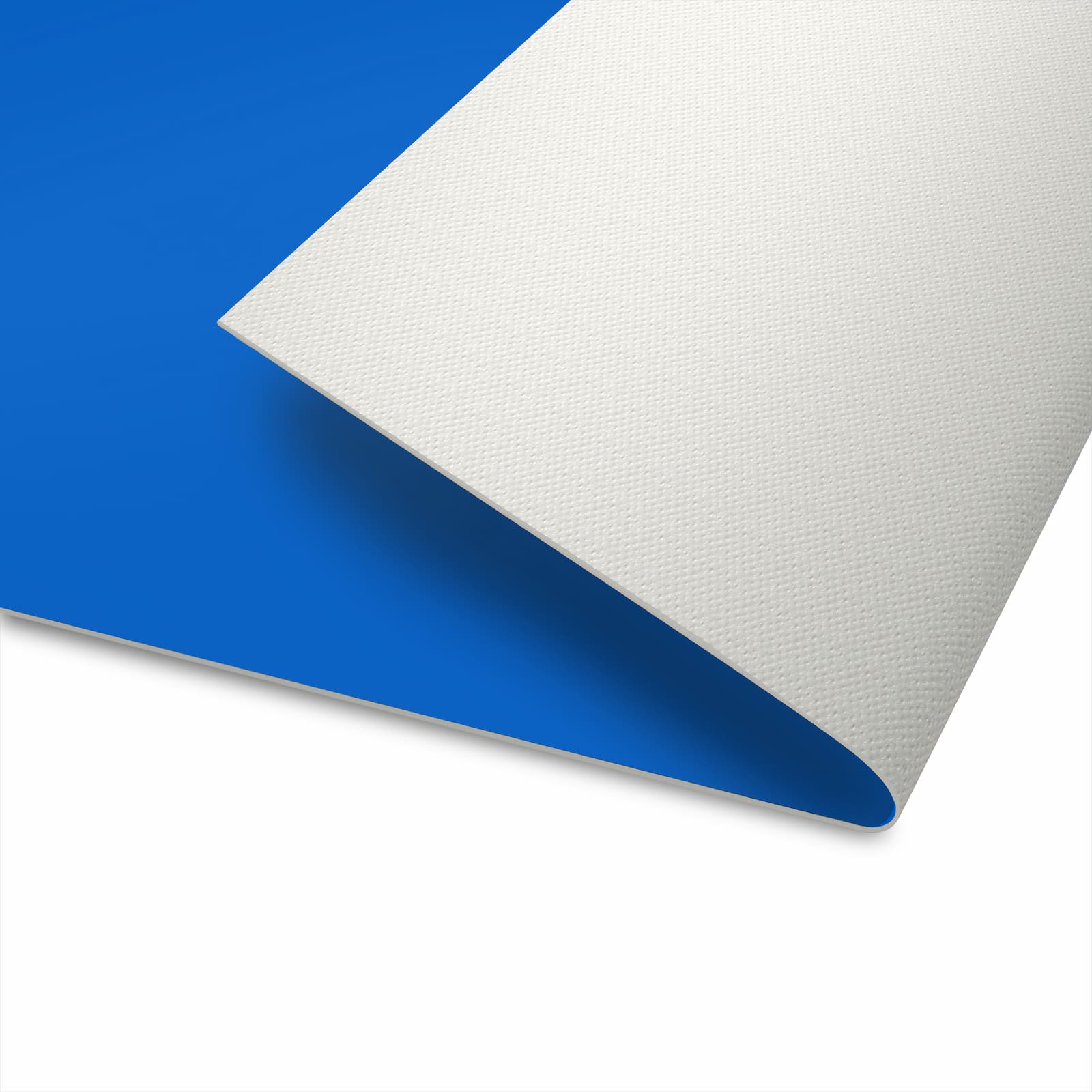 Komfortabler Küchenteppich mit Motiv Blauer Hintergrund I in moderner Küche