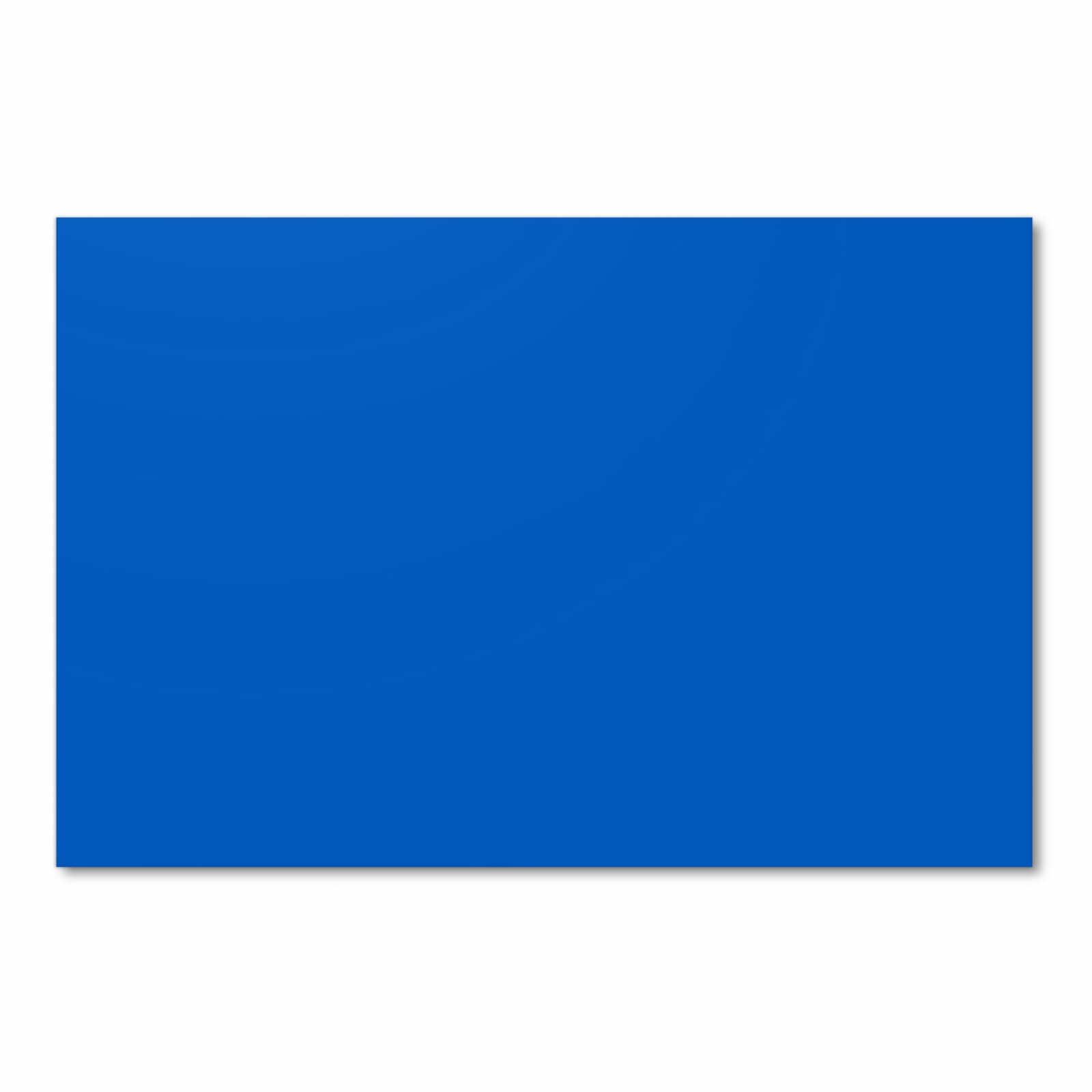 Feuchtigkeitsresistenter Küchenläufer mit Motiv Blauer Hintergrund I in Frontansicht zum Waschen