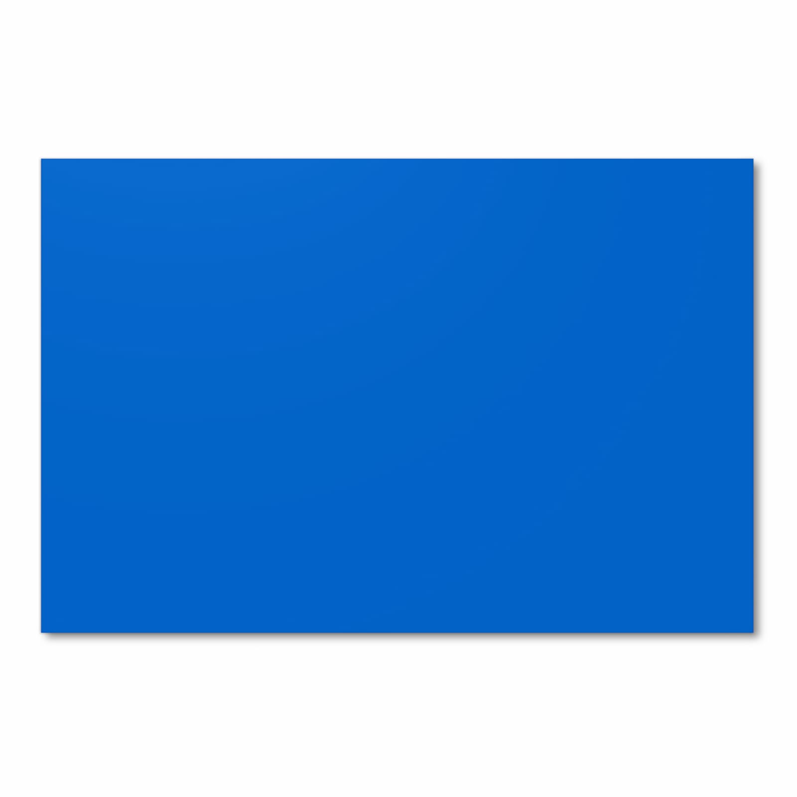 Flacher waschbarer Küchenteppich mit Motiv Blauer Hintergrund II in Frontansicht