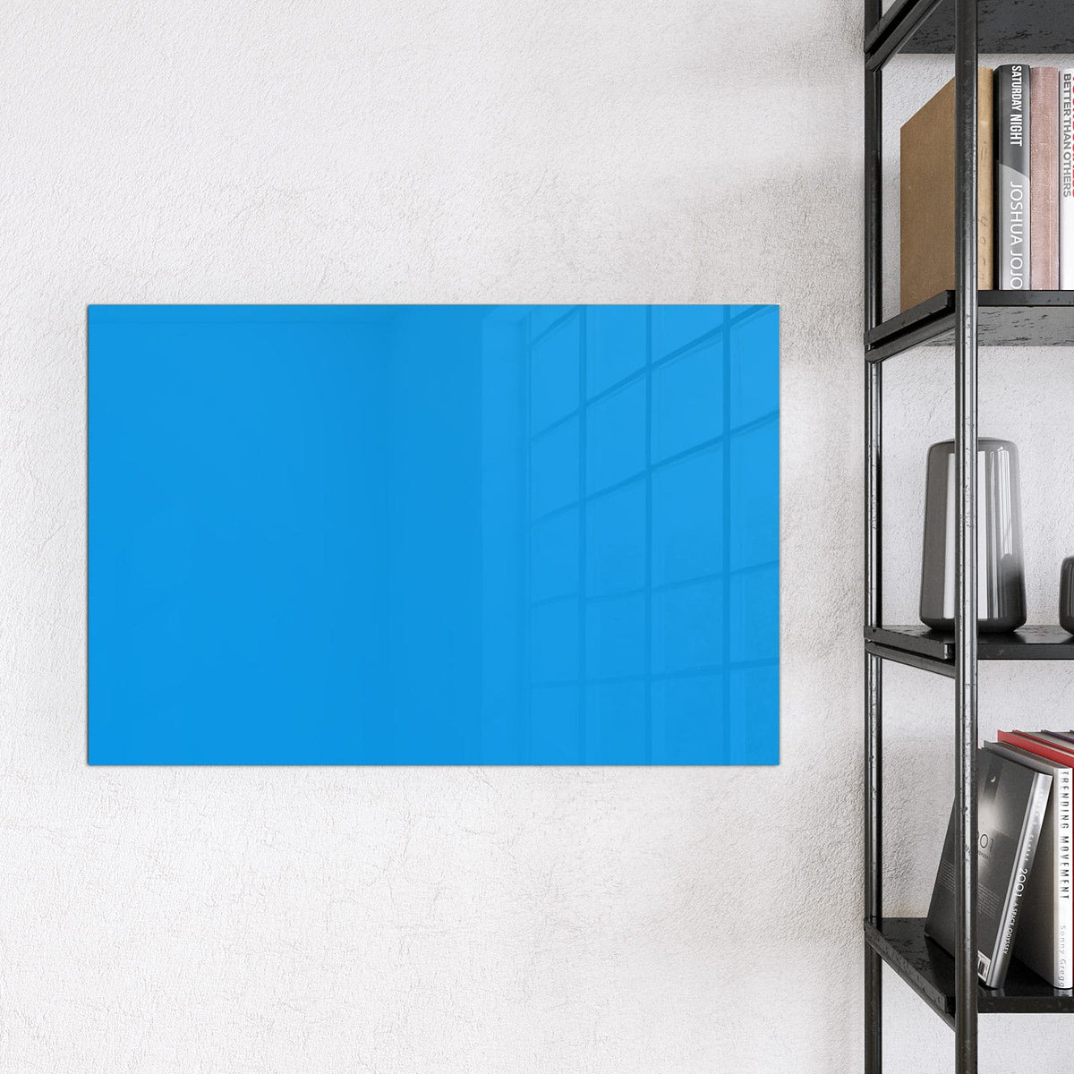 9 Größen – von 30 × 30 bis 120 × 90 cm – Magnettafel - Wasserblau