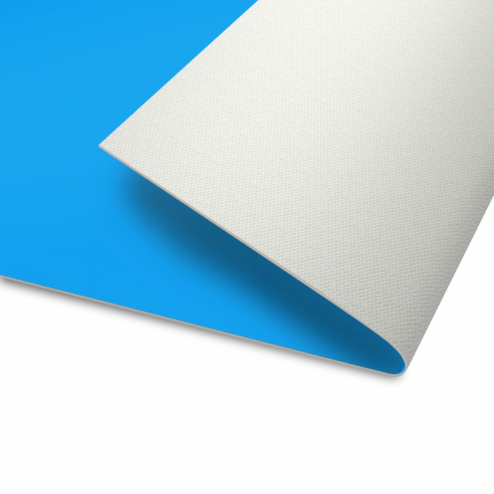 Langlebiger Teppich für Küche mit Motiv Hellblauer Hintergrund II in Unterseite